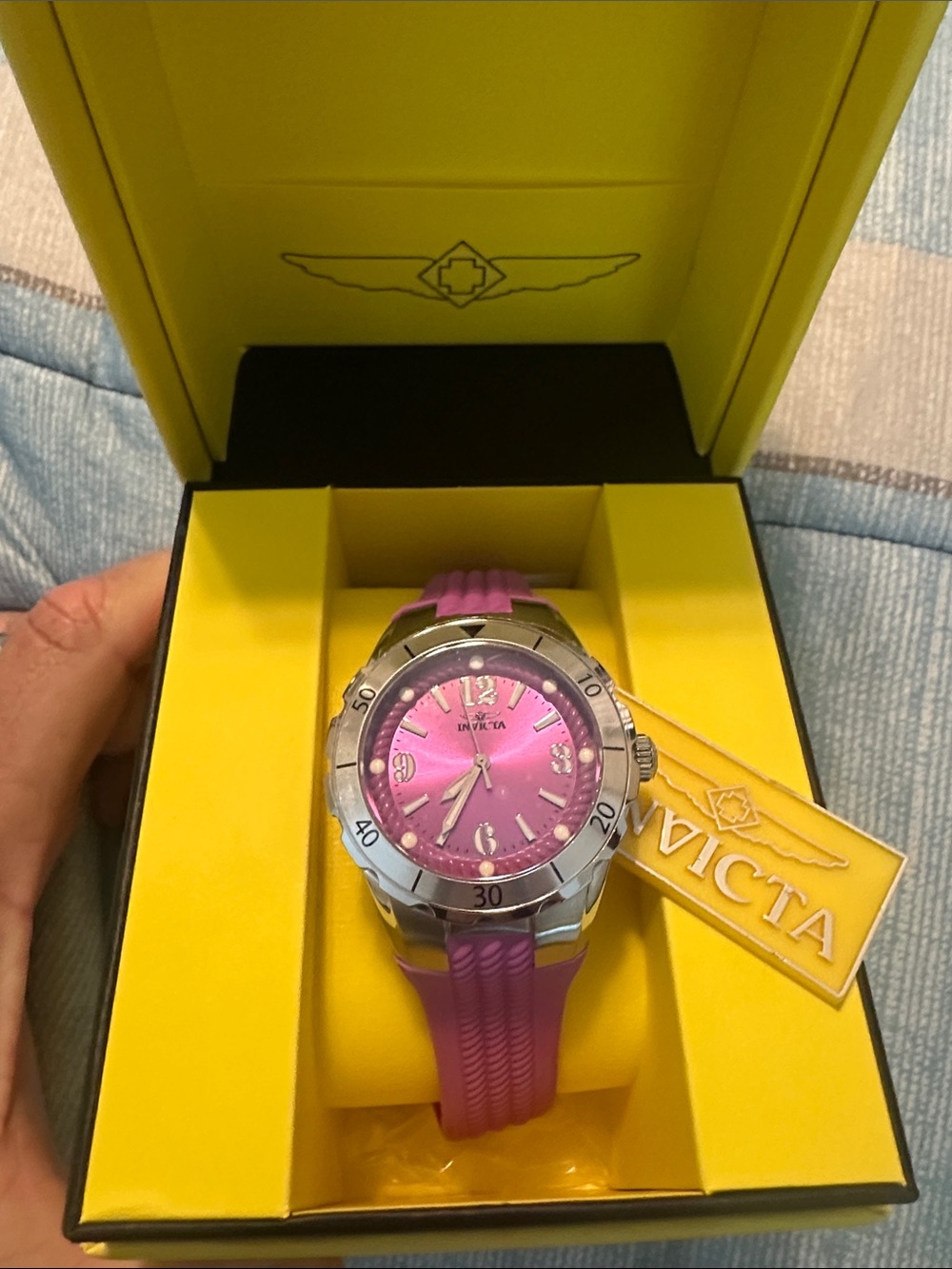 Invicta Angel Halo Women's Watch - 38mm. Purple (24123)